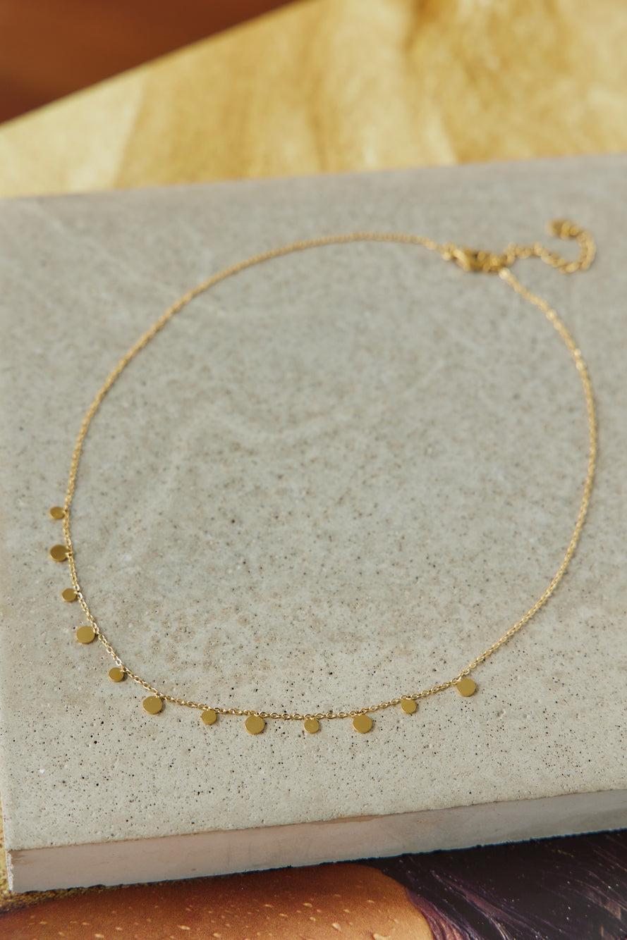 18K Gold Plated Golden Hues Necklace Gold Product Image