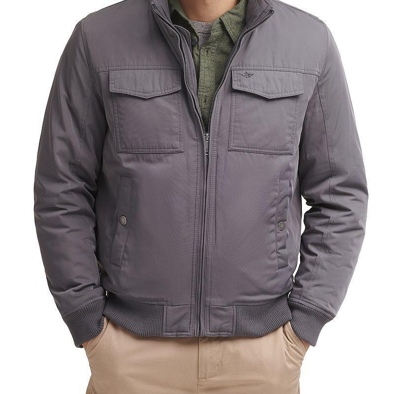 Mens Dockers 2-Pocket Bomber Jacket Green Product Image