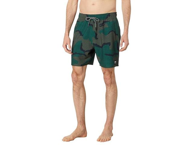 Oakley Retro Camo Recycled 18 Beachshorts (B1B Camo Hunter) Men's Swimwear Product Image