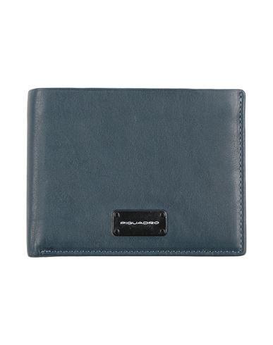 PIQUADRO Man Wallet Midnight Blue Size - Bovine Leather Product Image