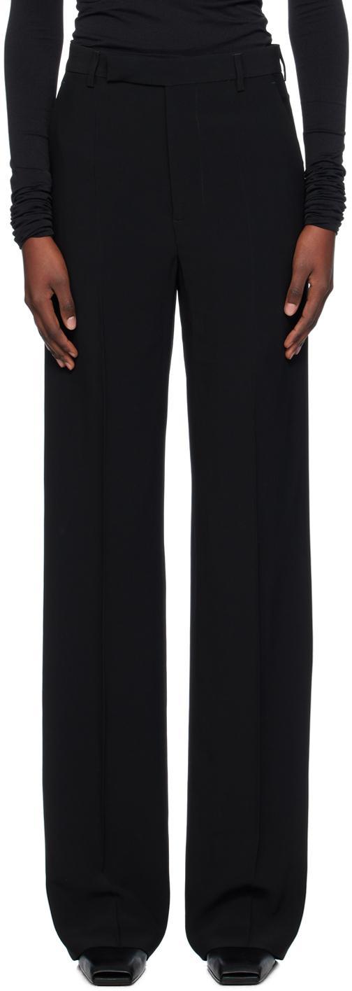 RICK OWENS Bias Pants In Black Product Image