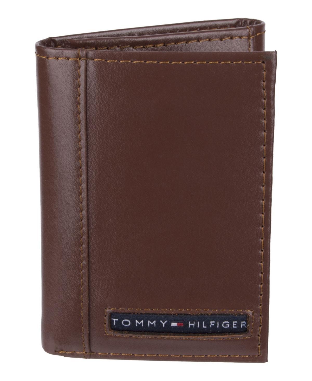 Tommy Hilfiger Mens Genuine Leather Trifold Wallet Product Image