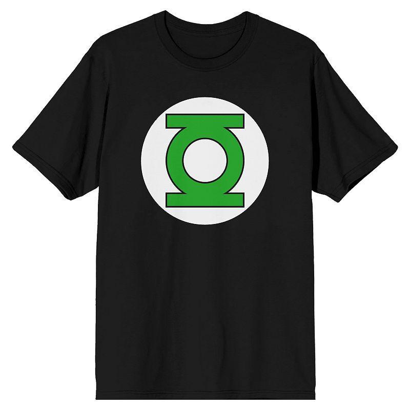 Mens Green Lantern DC Comics Logo Tee Black Product Image