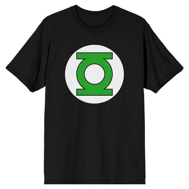 Mens Green Lantern DC Comics Logo Tee Black Product Image