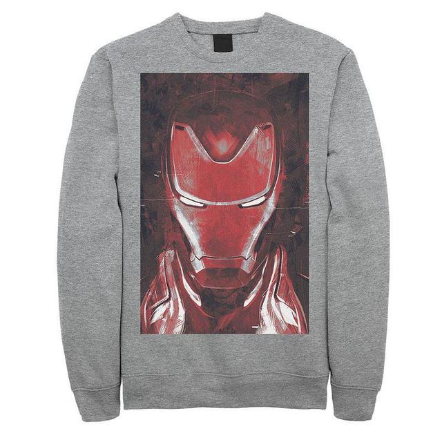 Marvel Mens Avengers Endgame Red Iron Man Poster, Crewneck Fleece Product Image