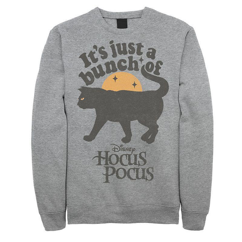 Disneys Hocus Pocus Thackery Binx Mens Its Just A Bunch Of Sweatshirt Athletic Grey Product Image