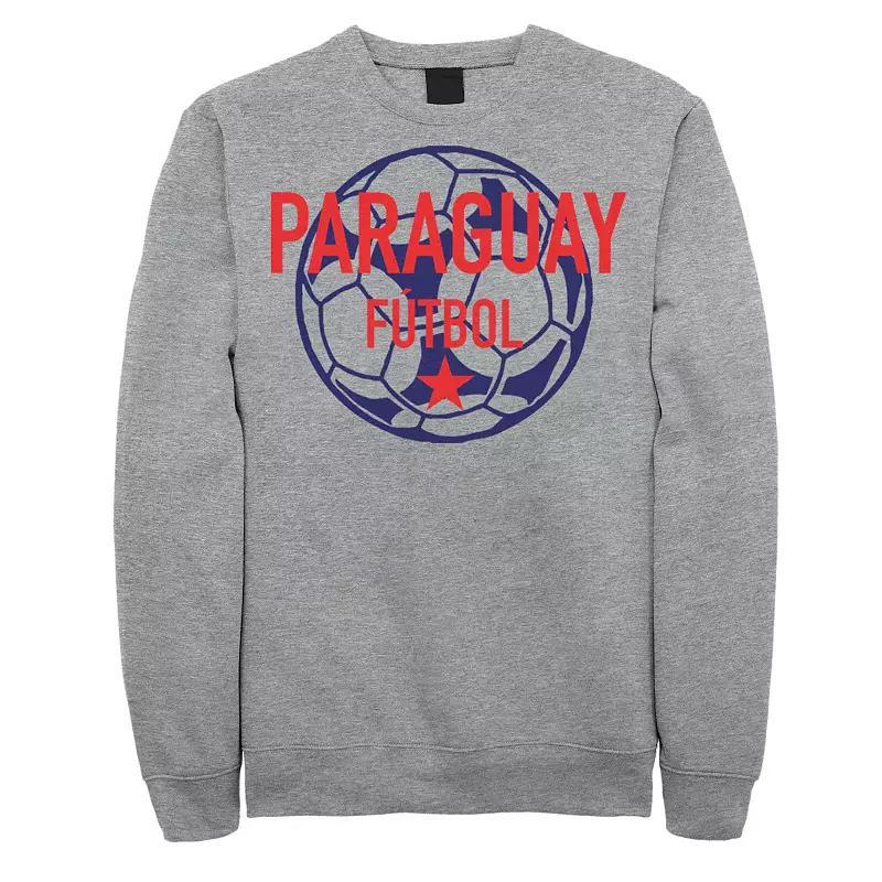 Mens Paraguay Futbol Club Logo Sweatshirt Athletic Grey Product Image