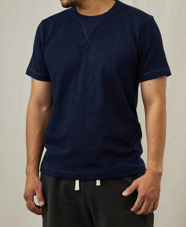 10.5 oz US Cotton Tubular Gusset T-Shirt - Indigo Product Image