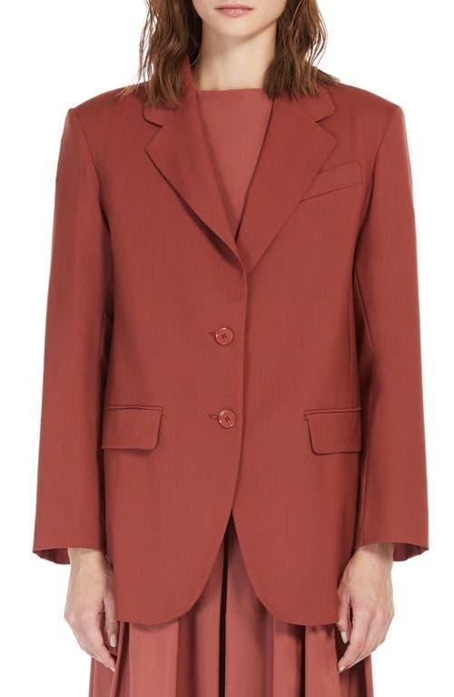 Weekend Max Mara Veber Single Breasted Virgin Wool Blazer Product Image