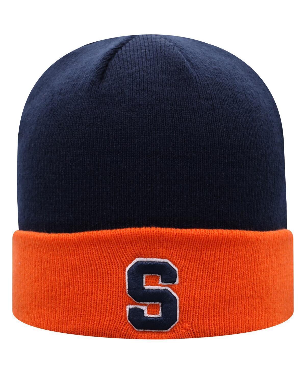 Mens Top of the World Navy/Orange Syracuse Orange Core 2-Tone Cuffed Knit Hat Product Image