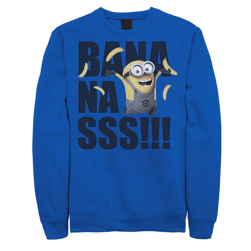 Mens Despicable Me Minions Dave Goes Bananas Sweatshirt Product Image