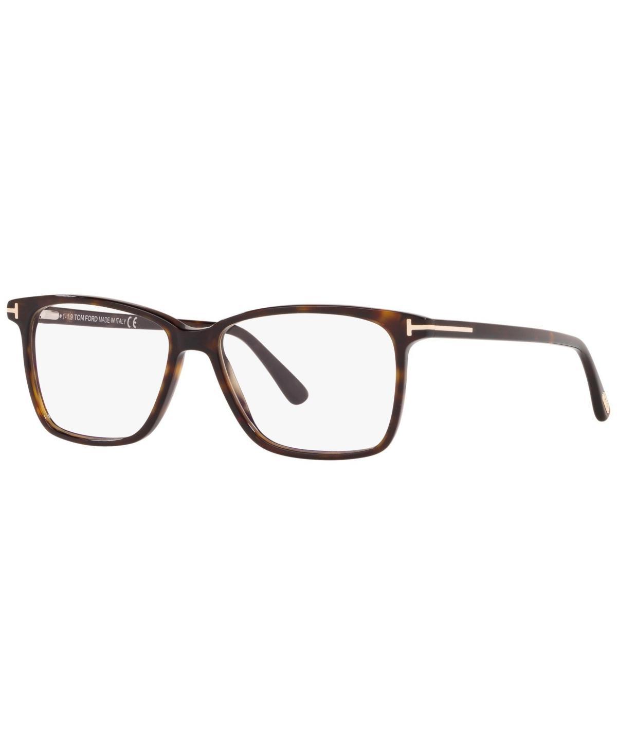 Tom Ford FT5478-b Mens Irregular Eyeglasses - Brown Havana Product Image