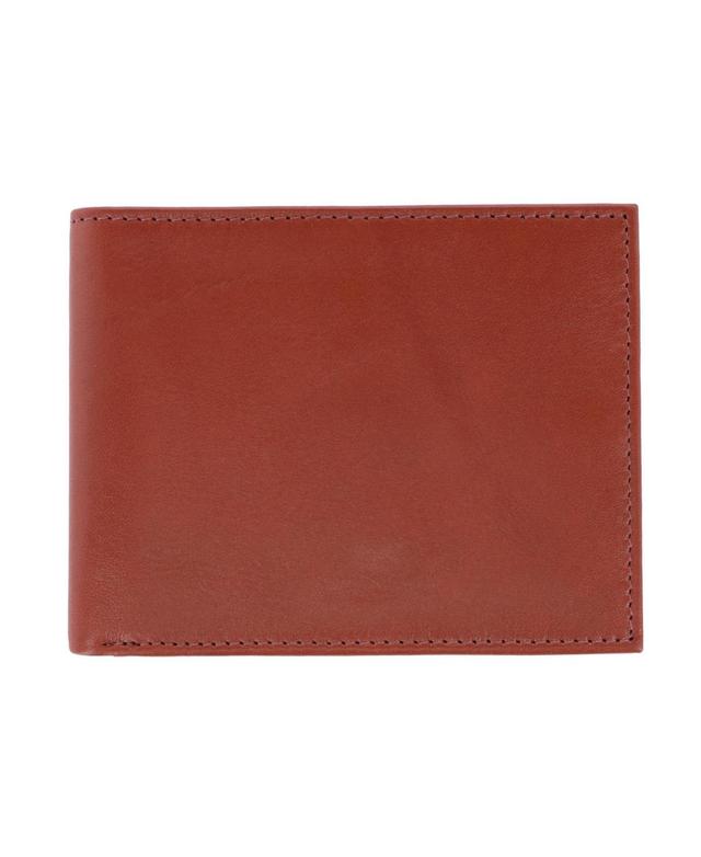 Trafalgar Mens Sergio Genuine Leather Rfid Bi-Fold Passcase Wallet Product Image