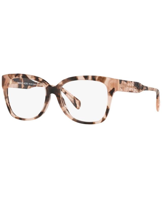 Michael Kors Womens Square Eyeglasses, MK409154-o - Black Product Image