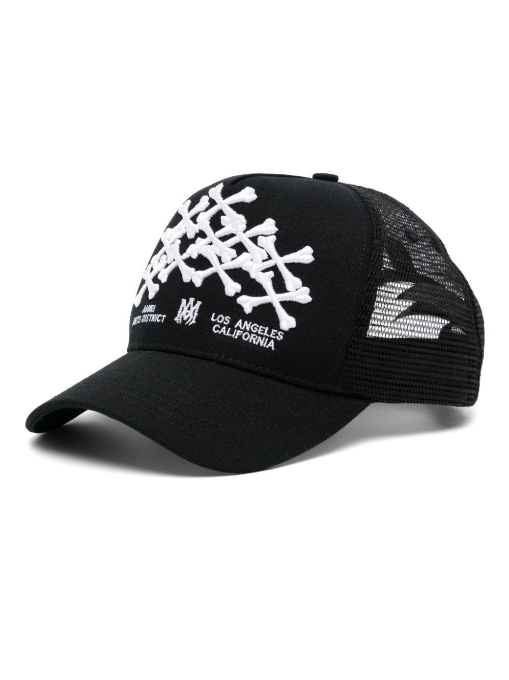 AMIRI Bones Stacked Trucker Hat In Black Product Image