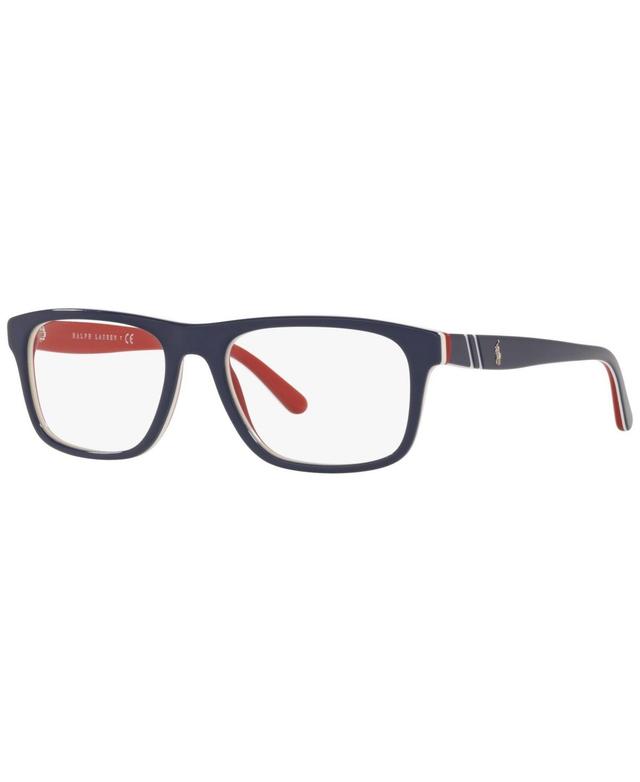 Polo Ralph Lauren PH2211 Mens Rectangle Eyeglasses - Blue Product Image