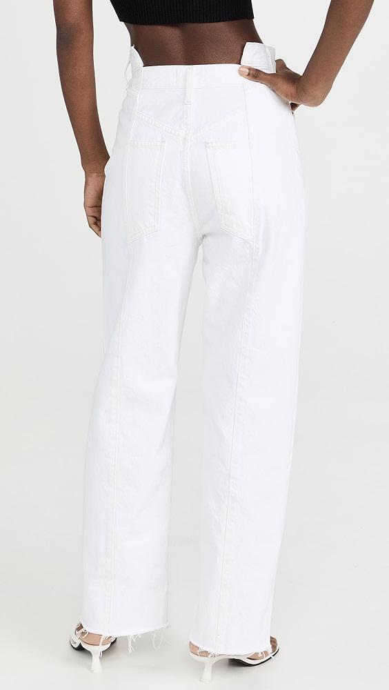 AGOLDE Pieced Angled Jeans | Shopbop Product Image