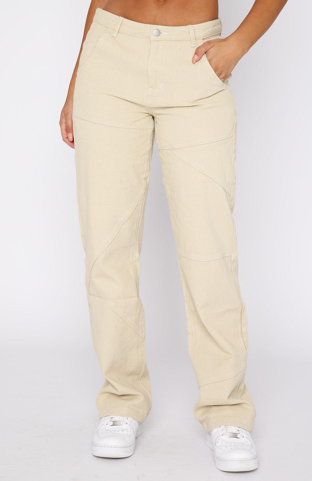 Big Energy Jeans Beige Product Image