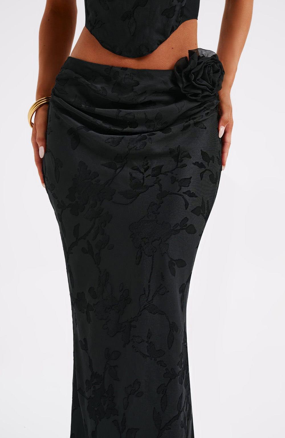 Elizabeth Maxi Skirt - Black Product Image