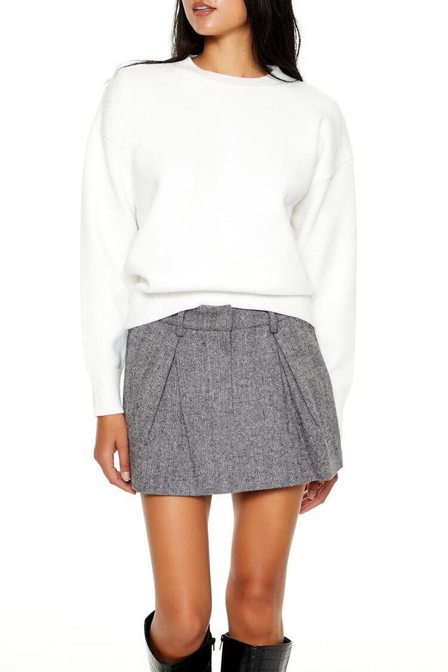 Drop-Sleeve Crew Sweater | Forever 21 Product Image