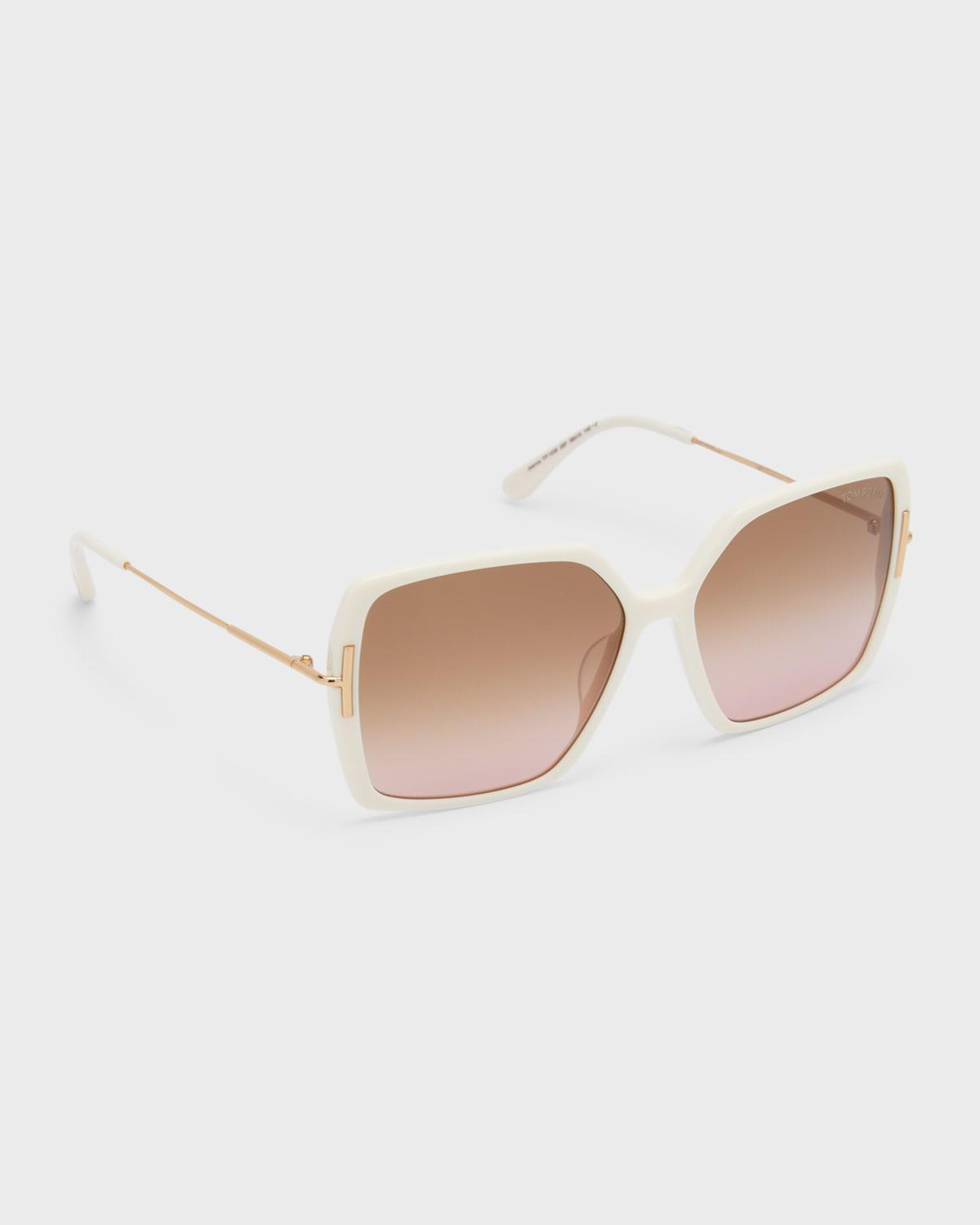 TOM FORD Joanna 59mm Gradient Butterfly Sunglasses Product Image