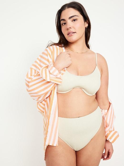 Extra High-Waisted French-Cut Bikini Swim Bottoms Product Image