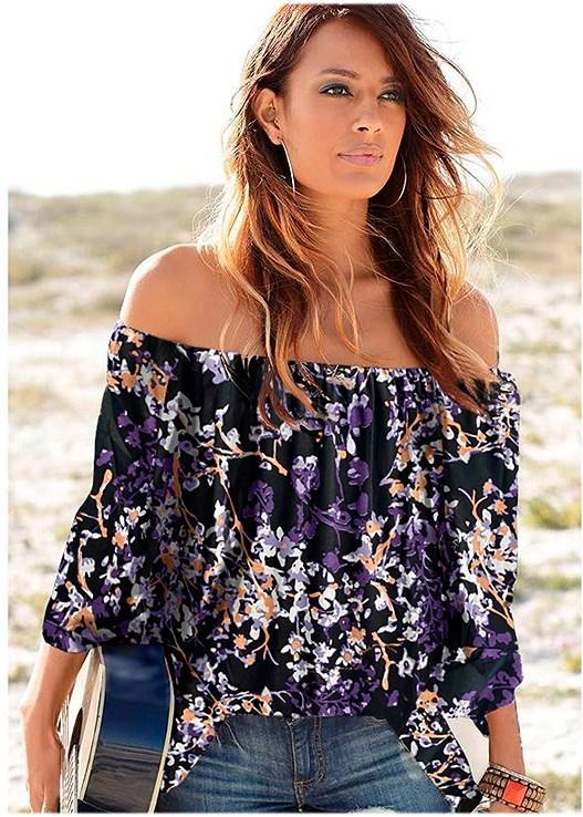 Off-The-Shoulder Floral Top product image