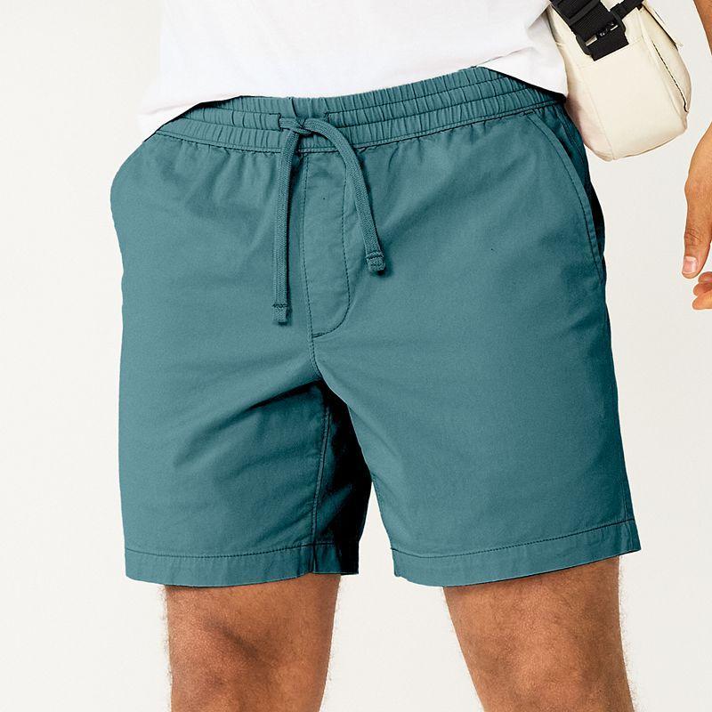 Mens Sonoma Goods For Life 7 Everyday Pull-On Shorts Blue Product Image