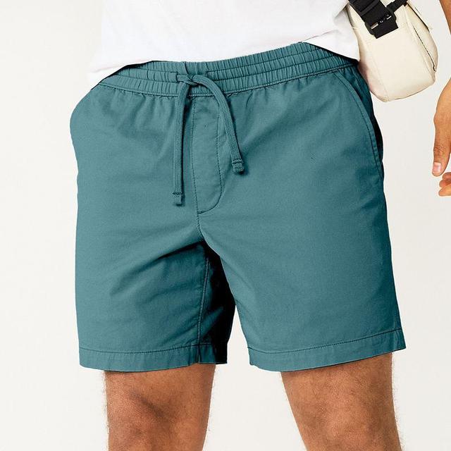 Mens Sonoma Goods For Life 7 Everyday Pull-On Shorts Med Blue Product Image