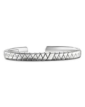 Mens Sterling Silver Wrap Cuff Bracelet Product Image