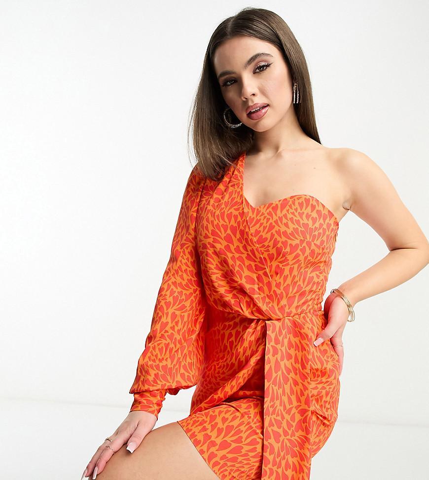 Collective the Label Petite exclusive one shoulder mini dress Product Image