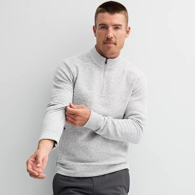 Mens FLX 1/4-Zip Textured Pullover Product Image