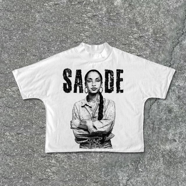 Sopula Sade Adu Graphics Print Cropped T-Shirts Product Image