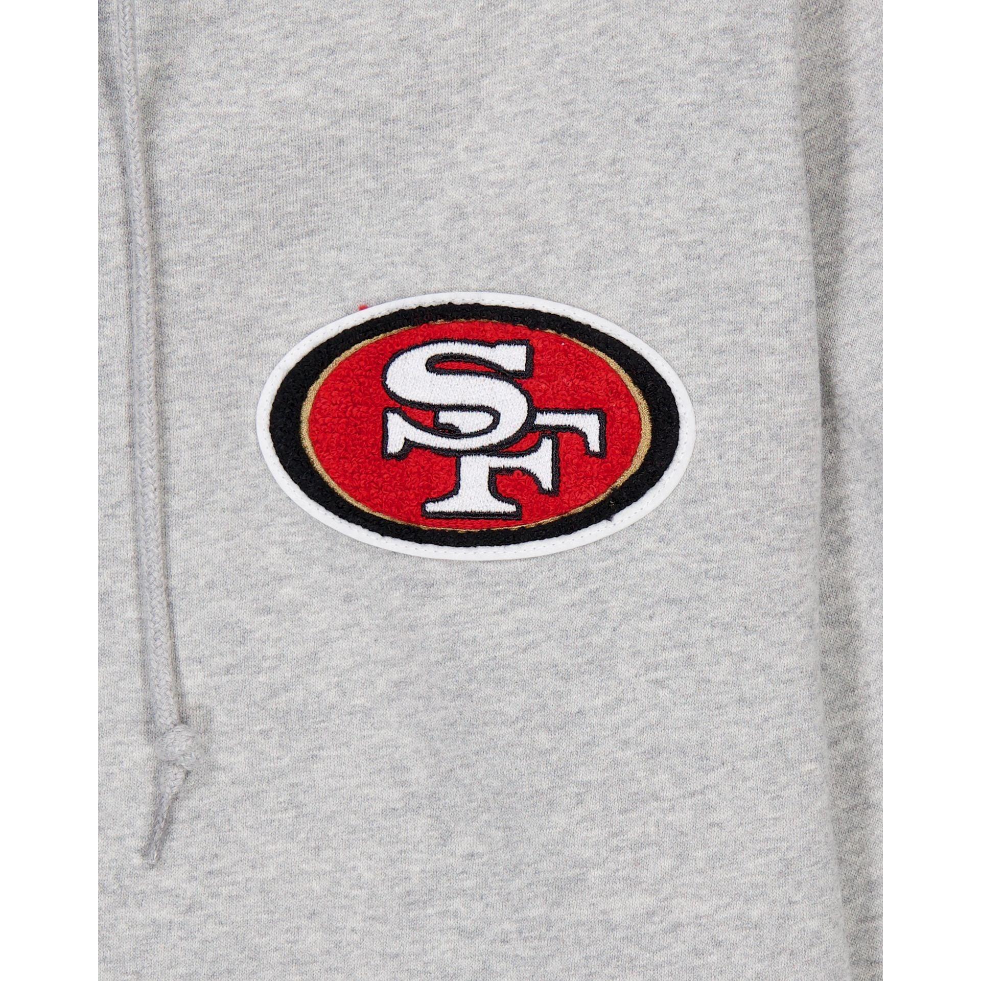 San Francisco 49ers Gray Logo Select Full-Zip Hoodie Male Product Image