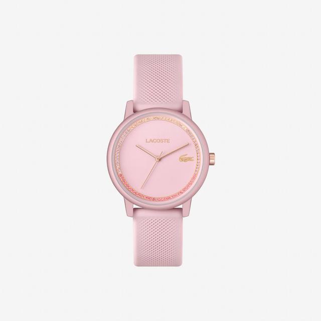 Lacoste.12.12 Go 3 Hands Watch Blush Silicone Product Image