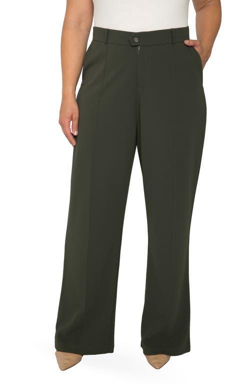 standards & practices Plus Crepe Wide Leg Trousers Product Image