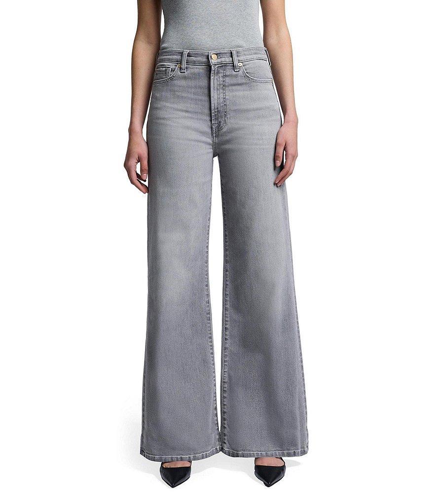 7 For All Mankind Ultra High Rise Jo Denim Wide Legs Jeans Product Image