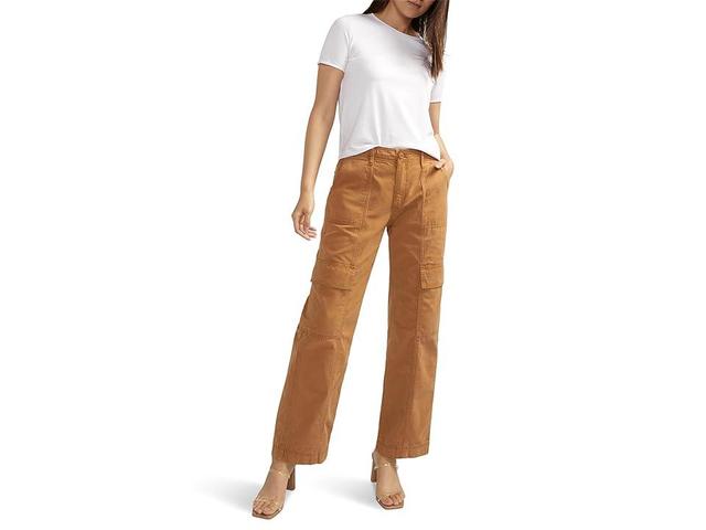 Silver Jeans Co. Utility Cargo L27443LPT634 (Camel) Women's Jumpsuit & Rompers One Piece Product Image