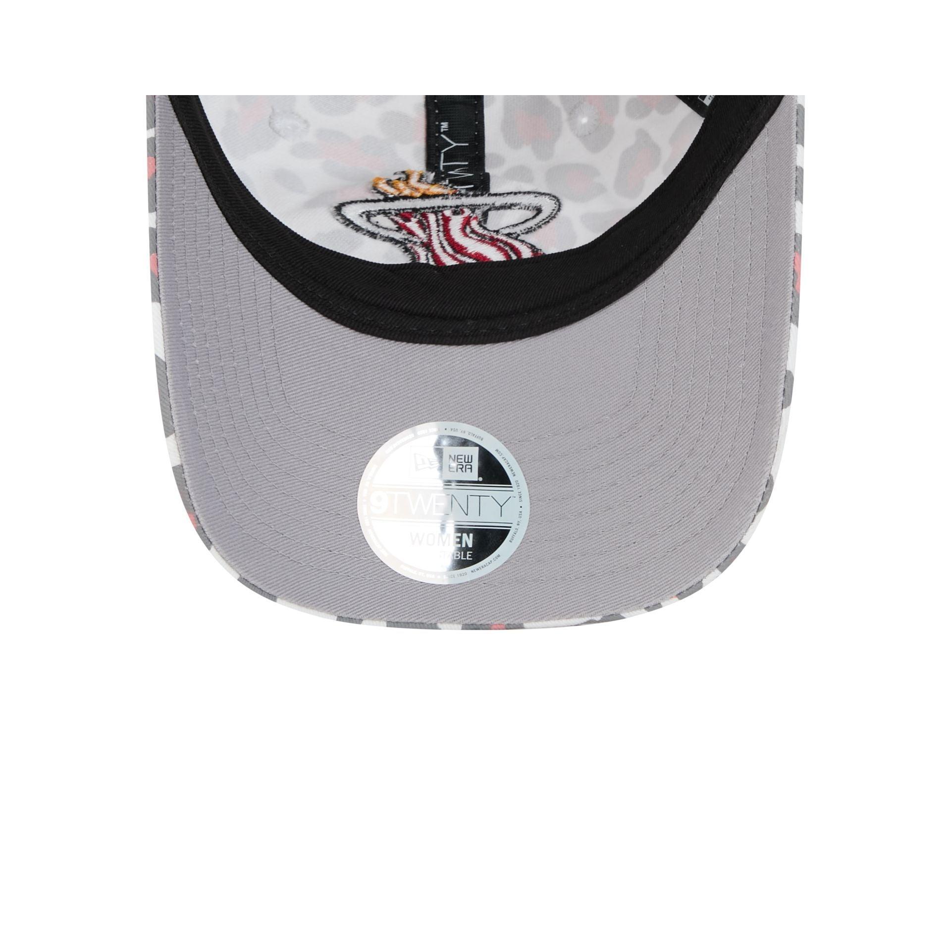 Miami Heat Active Animal Print Women's 9TWENTY Adjustable Hat Female Product Image