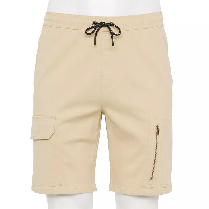 Mens Tony Hawk Stretch Twill Vertical Zip Cargo Shorts Product Image