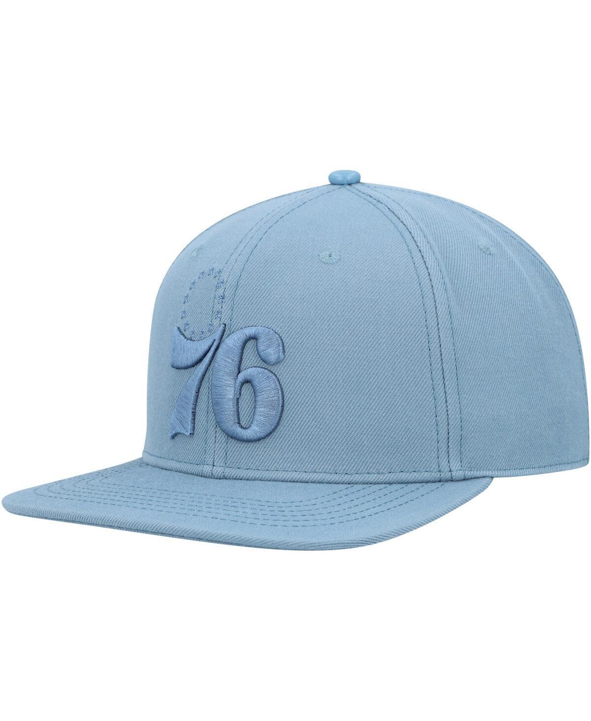 Pro Standard Mens Blue Philadelphia 76ers Tonal Snapback Hat Product Image