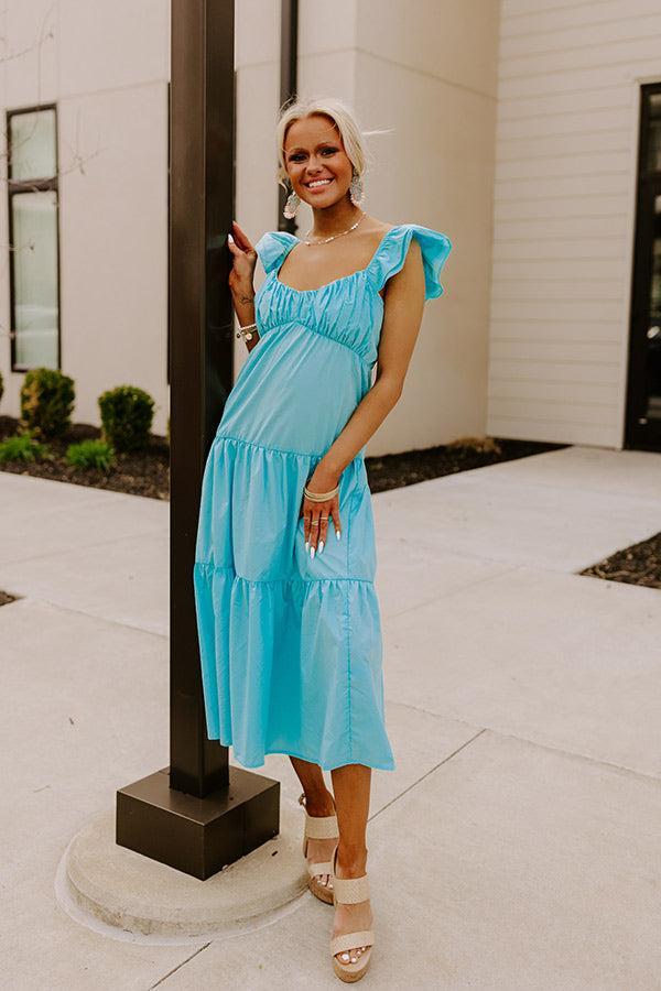 Seaside Serenity Midi In Sky Blue Product Image