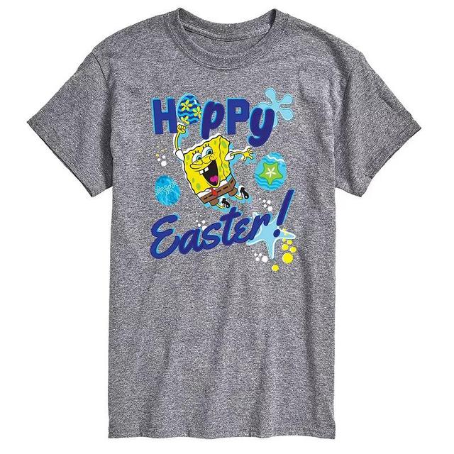 Big & Tall Nickelodeon Spongebob Squarepants Hoppy Easter Graphic Tee, Mens Product Image