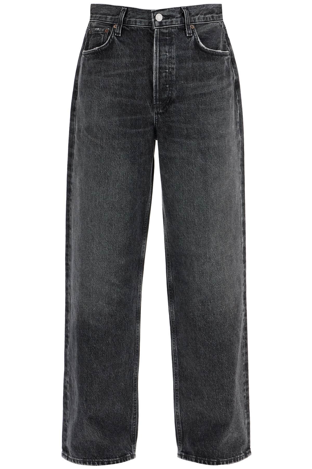 AGOLDE Low-slung Baggy Jeans In Black Product Image