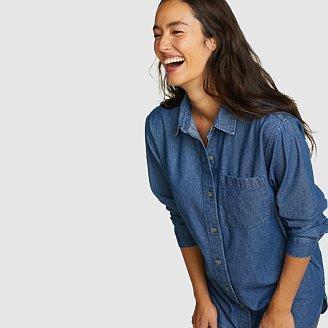 Women's Denim Overshirt product image