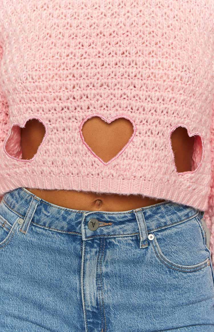 Rosie Pink Heart Jumper Product Image