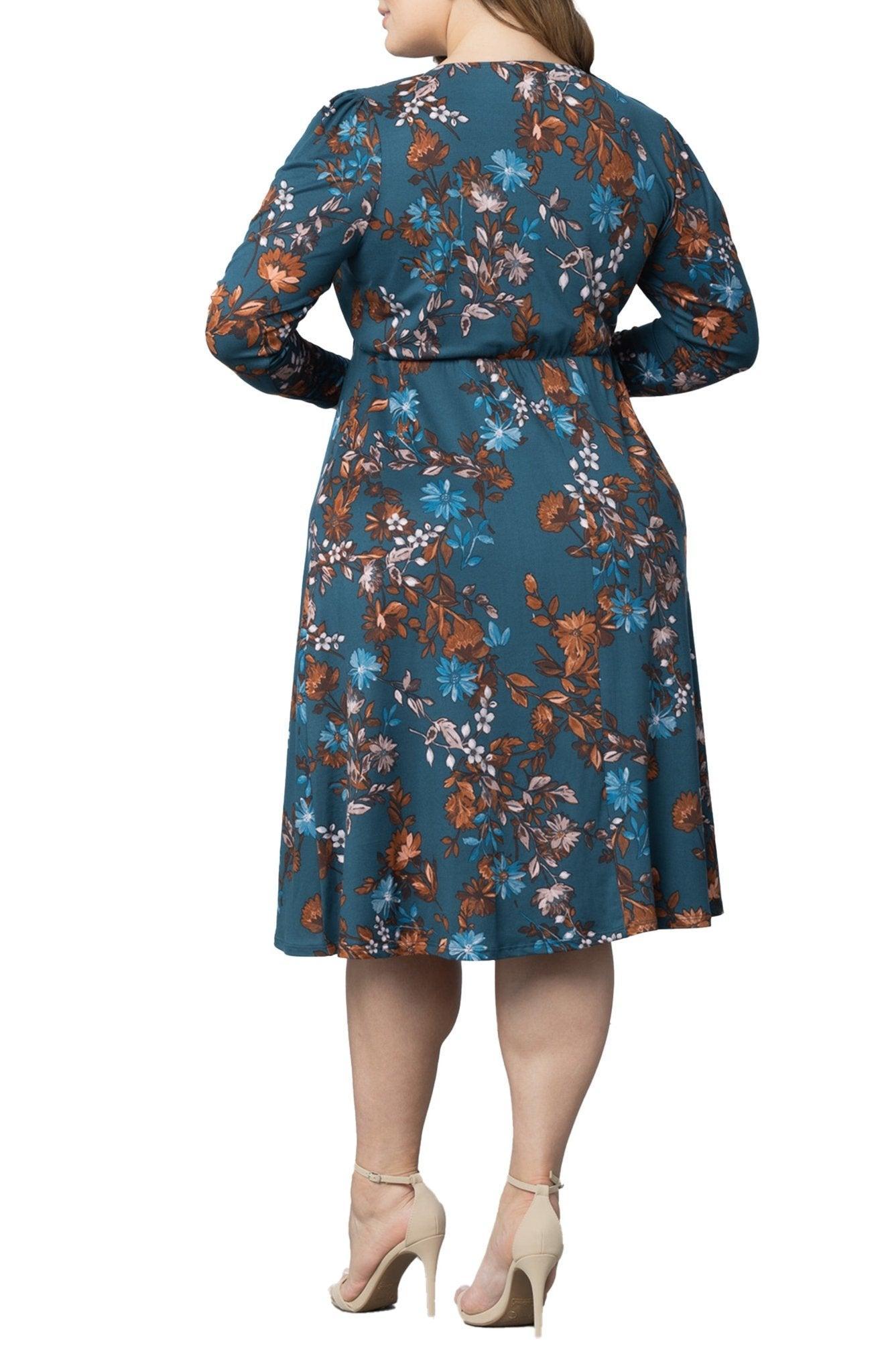 Aster Faux Wrap Dress - Plus Product Image