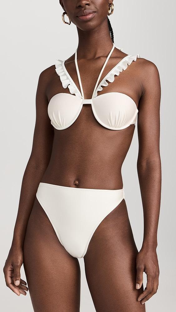 Shani Shemer Leopold Bikini Top | Shopbop Product Image