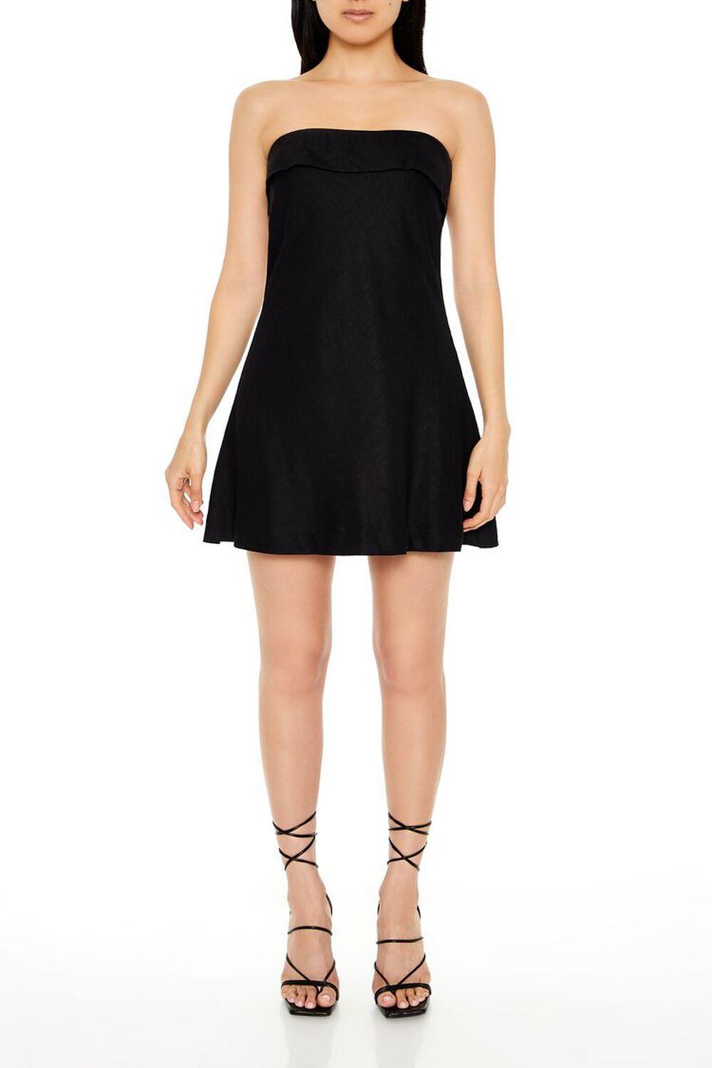 Strapless A-Line Mini Dress | Forever 21 Product Image