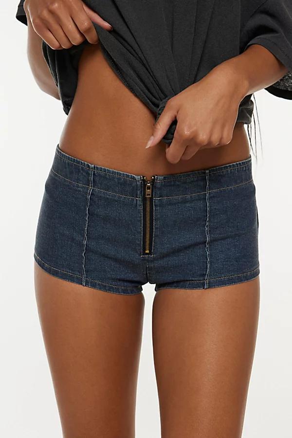 Silence + Noise Sabrina Denim Micro Short Womens at Urban Outfitters Product Image